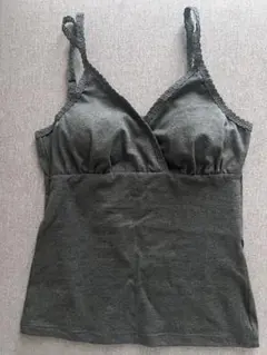 授乳に便利！産後サイズレース付きブラキャミソール 【助産師お墨付き】【瞬間授乳】