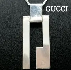 簡易磨き済み GUCCI グッチ ネックレス カットアウトGバー Gロゴ 喜平 簡易磨き済み GUCCI グッチ ネックレス カットアウトGバー Gロゴ 喜平