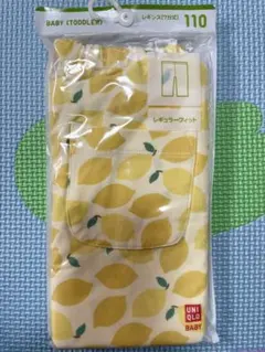 ☆新品　UNIQLO レモン柄 レギンス 110cm☆