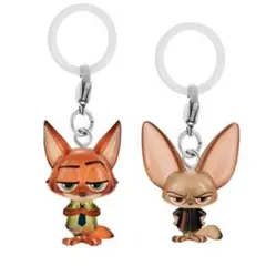 ZOOTOPIA ズートピア めじるしアクセサリー ニック ＆ フィニック ペア
