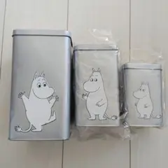 【新品・未使用】ムーミン リトルミィ　スナフキン スチール缶