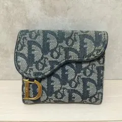 Christian Dior トロッター サドル 三つ折り コンパクトウォレット