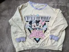 ミッキー ミニー トレーナー 長袖　110サイズ