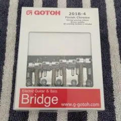 GOTOH 201B-4 ベース用ブリッジ クローム