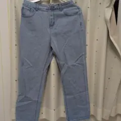 SHEIN ライトブルー ストレートデニム M　値下げ可能