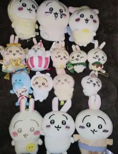 新品 タグあり ちいかわ ぬいぐるみ モモンガ うさぎ ハチワレ まとめ