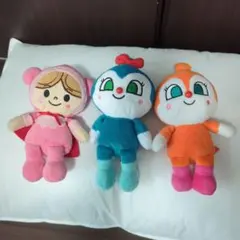 アンパンマンキャラクター ぬいぐるみ 3体セット
