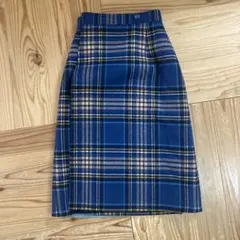 YORKLAND チェック柄 タイトスカート　7AR