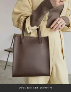 2wayスクエアショルダーバッグ BONLECILL ボンルシール ブラウン