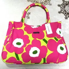 marimekko 花柄トートバッグ 新作タグ付き