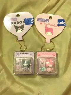 サンリオキャラクターズ ミニチュアパッケージチャーム　マイメロ・クロミセット