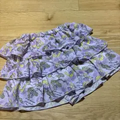 ディズニープリンセス　ラプンツェル 総柄 フリルキュロットスカート