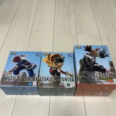 僕のヒーローアカデミア　クロスリンク　フィギュア 3体セット　未開封