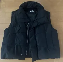 ブラック ダウンベスト