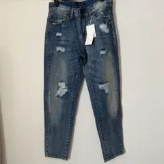 新品　タグ付き　イング INGNI デニム　Gパン ジーパン　ダメージ加工　M