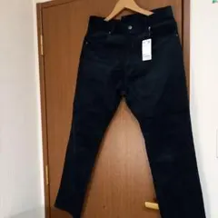 coenメンズ　コーデュロイパンツ　ブラック　Lサイズ