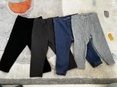 無印　UNIQLO ベビー用レギンス4枚セット