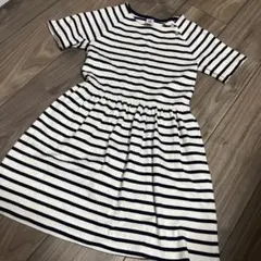 プチバトー　ボーダーワンピース　130 140