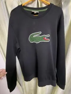 LACOSTE ラコステ スウェット ブラック ビッグロゴ