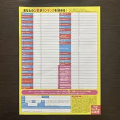 Myojo 2025年12月号 ジュニア大賞 応募用紙