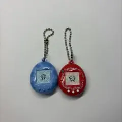 たまごっち ミニチュアチャームコレクション 青 赤 2個セット