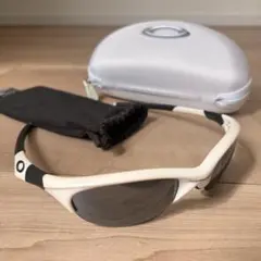 希少 90s OAKLEY オークリー ストレートサングラス シルバー×ブルー 希少 90s OAKLEY オークリー ストレートサングラス シルバー×ブルー