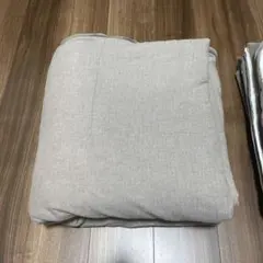 無印良品 四重ガーゼケット(ダブル)180cm×200cmベージュストライプ