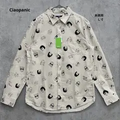 【未使用】Ciaopanic チャオパニック 長袖シャツ 総柄 L寸 ベージュ