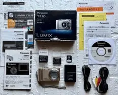 【美品】 LUMIX DMC-TZ10 ゴールド本体+付属+予備電池付き