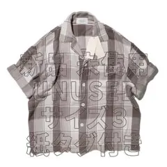 美品24SS UNUSED 半袖 シャツ チェック パイピング 2026年最新】UNUSED メンズ シャツの人気アイテム - メルカリ
