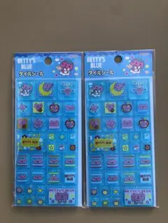 お買得‼️人気商品❣️BETTY'S BLUE キャラクターシール 2パック