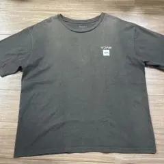 ルーカ RVCA Tシャツ L チャコールグレー スミ黒 反転ロゴ プリント 白のサムネイル