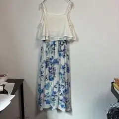 イング　キャミワンピース 花柄 ロング丈　y2k ギャル　夏