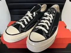 早い者勝ちCT70converseブラックキャンバススニーカーチャックテイラー