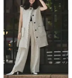 styling ループツィード ジレ ジャケット