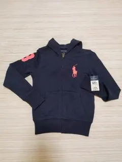 ★Ralph Lauren★ キッズ ネイビー パーカー S 7歳 120