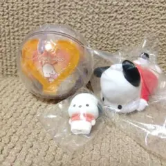 サンリオ　ポチャッコ　ガチャ3種　フロッキカプセルステッキソフビ
