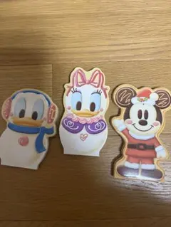 ディズニーメモ帳4点setミッキードナルドデイジー　オラフ　クリスマスバージョン