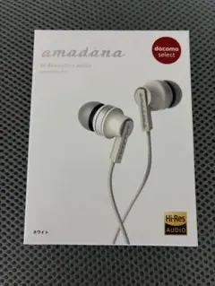 【希少】amadana イヤホン ホワイト 有線 アマダナ 2026年最新】amadana ハイレゾ イヤホンの人気アイテム - メルカリ