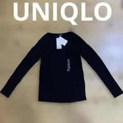 3Dエクストラファインメリノリブボートネックセーター M ブラック　新品未使用