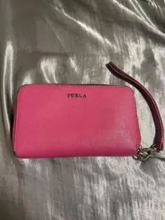 ☆再値下☆FURLA長財布 サーモンピンク L字ファスナー 新品未使用 フルラ 長財布(ピンク) FURLA 長財布 サーモンピンク