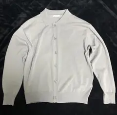 【ほぼ新品】アーバンコレクション ポロカーディガン グレー S（着用感はＭ寄り）