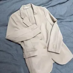 UNIQLO ベージュ スーツジャケット S⑫