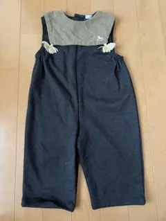 Cottoli 80cmサロペット 千鳥格子柄