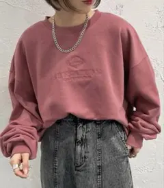 apres jour mignon アソート　スウェット ピンク　Fサイズ　古着