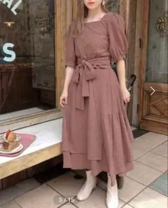 新品タグ付き　NICE CLAUP 前後2Wayコットンレースセットアップ