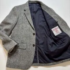 美品✨ マーガレットハウエル ハリスツイード テーラード ジャケット グレー