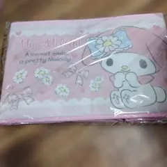 My Melody マット ピンク 花柄