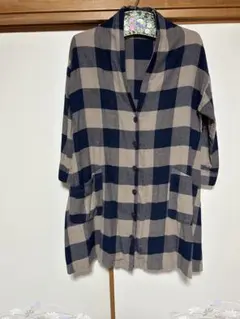 studio CLIPスタジオクリップ綿麻ロングカーディガン(FREESIZE)