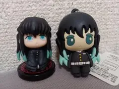 鬼滅の刃　ミニフィギュア、立体ラバーマスコット　時透無一郎　プライズ品